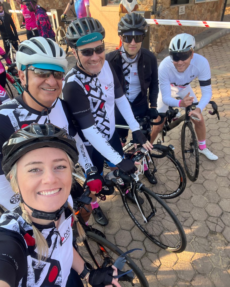 bbdsoftware's tweet image. Our BBD cyclists joined the Paint the Cradle Pink ride in support of breast cancer awareness – pedalling for a purpose and painting the Cradle with positivity! 🌟

#bbdsoftware #CradlePink #breastcancerawareness