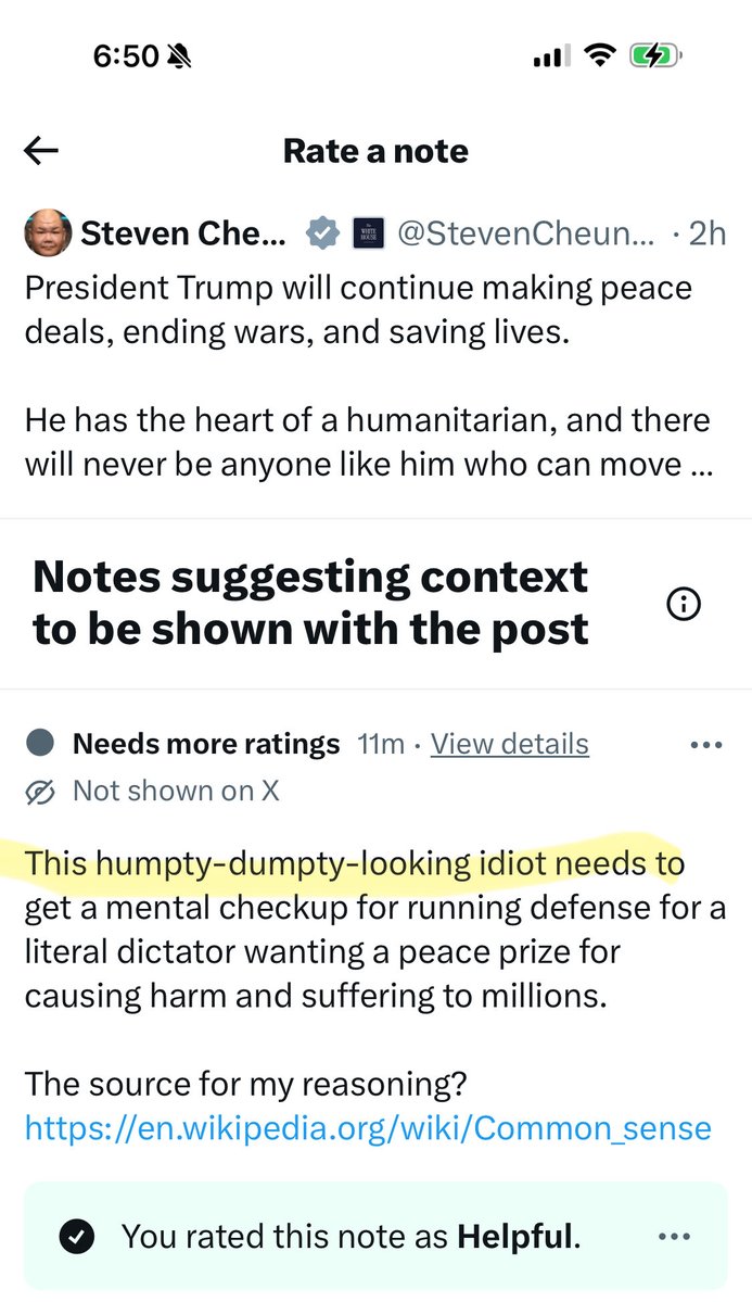 CMargaronis's tweet image. 😂 A fellow Community Noter has had enough.