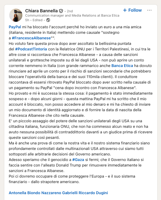 Siete sicuri di vivere ancora in una democrazia?

Leggete bene.

Post completo qui:
linkedin.com/posts/chiara-b…