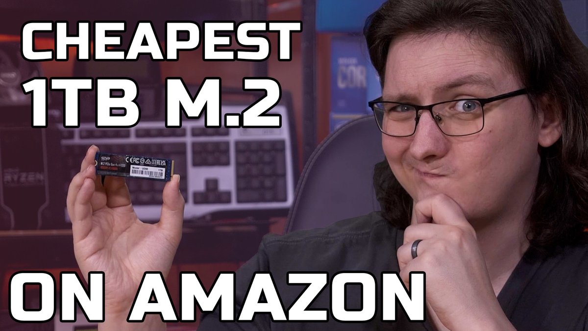 TechTeamGB's tweet image. Testing the CHEAPEST 1TB M.2 SSD on Amazon! youtu.be/E1aWMFy-aCo