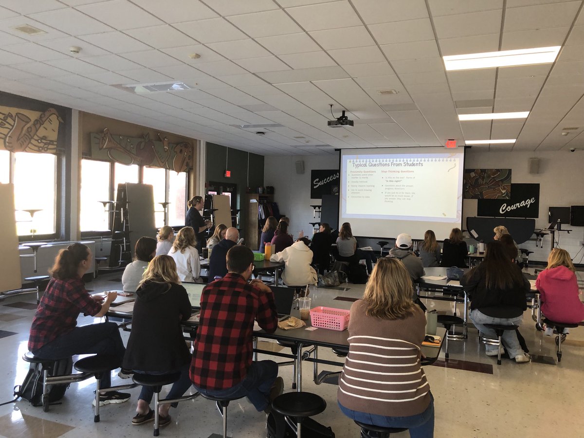 kfinter's tweet image. 6-7 Mathematics teachers ⁦@VictorSchools⁩ are diving into Building Thinking Classroom practices, led by our own STEM director Carrie Goodell!  ⁦@VictorCSD_Super⁩