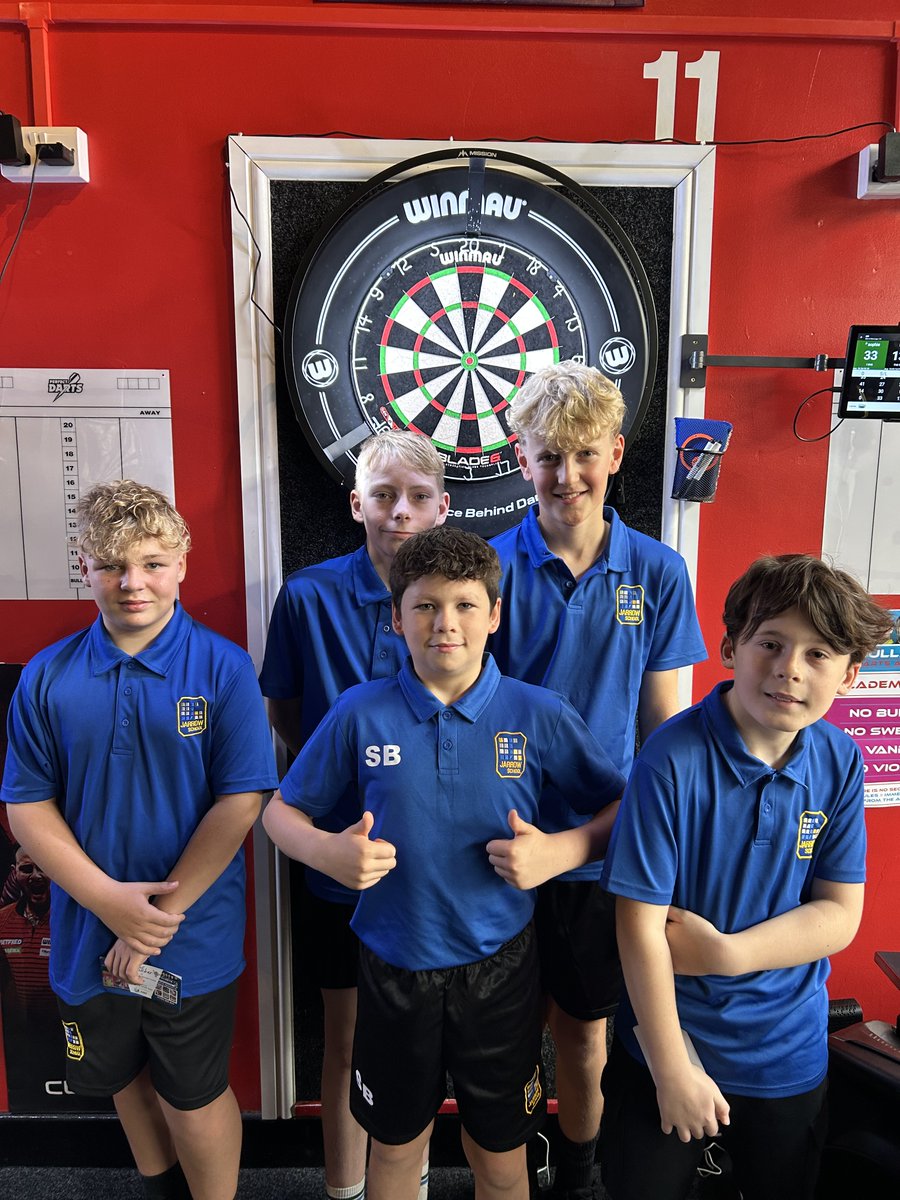 Some of year 7 boys travelled to the Darts Academy in South Shields today as part of the <a href="/STSchoolSport/">South Tyneside School Sport Network</a> games. The boys had a great afternoon and played a number of different variations of dart games.🎯