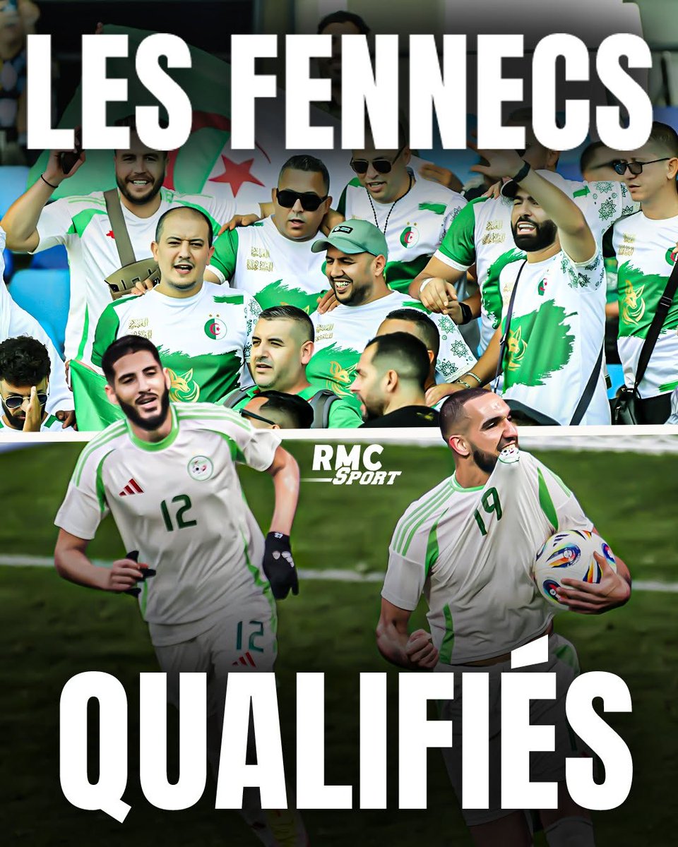 Bilelaraibia24's tweet image. 🇩🇿 Algeria have qualified for #FIFAWorldCup_26!
#WeAre26 🏆⚽