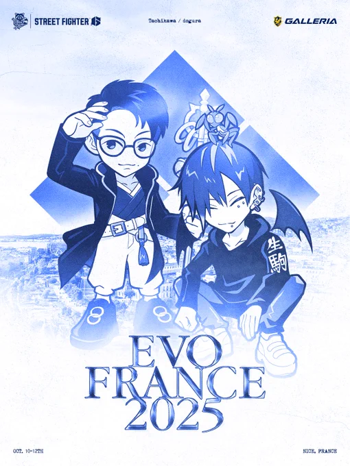 【EVO France 2025】 - Street Fighter 6 10/10(金) ~ 10/12(日) - Tachikawa() - dogura() YouTube Twitch #CRWIN #EvoFrance2025 #ストリートファイター6