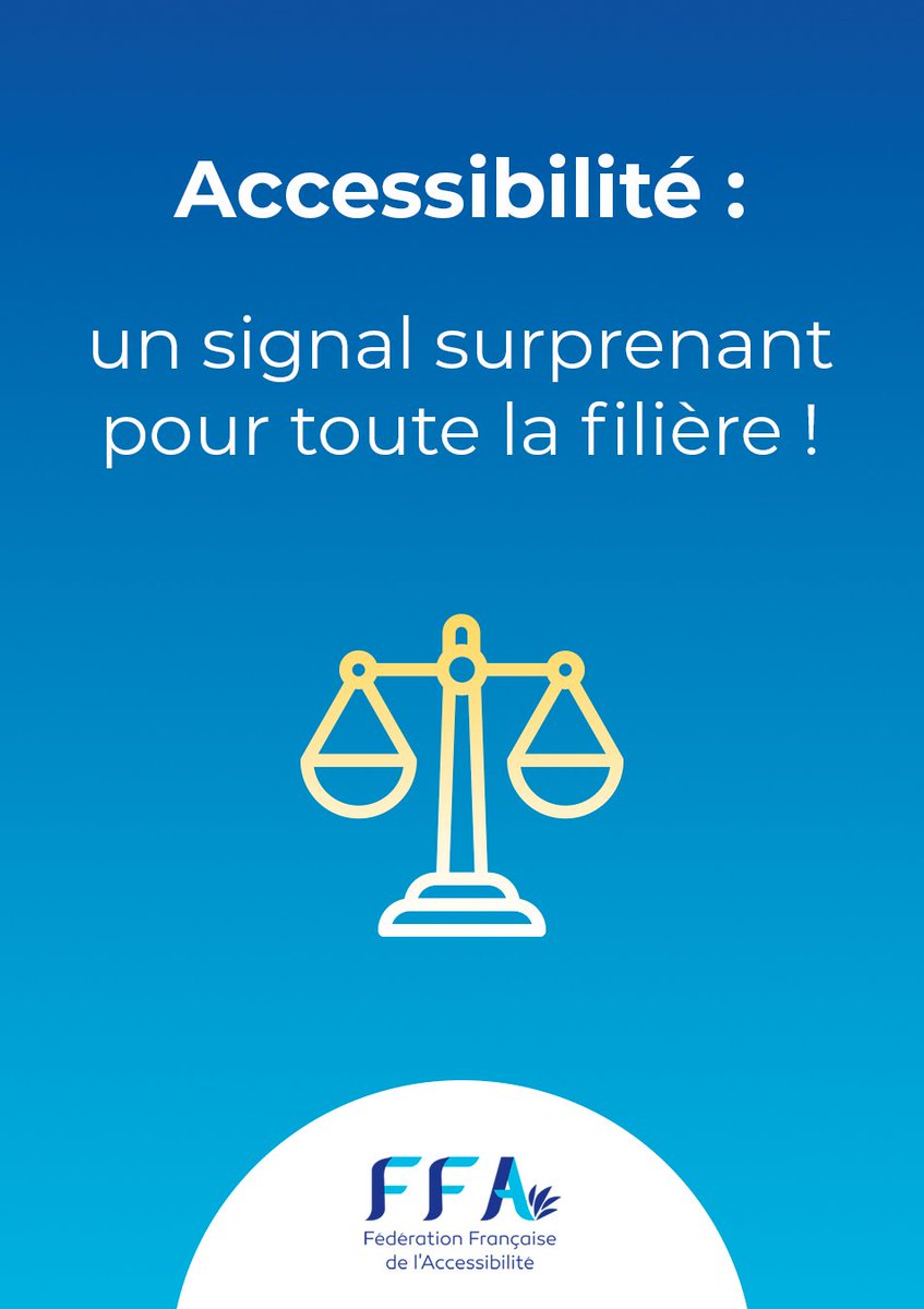 Fédération Française de L'Accessibilité tweet media