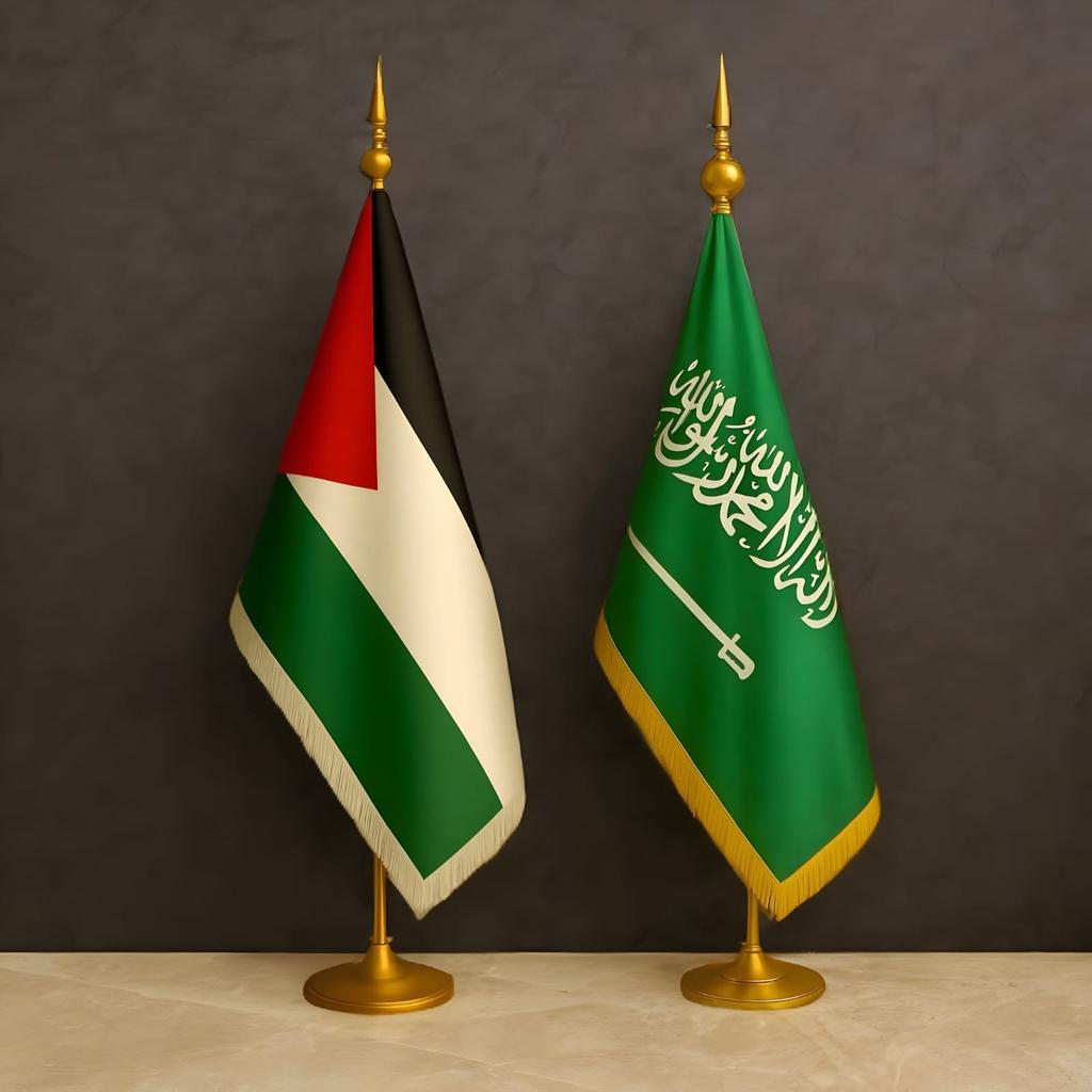 بحبك يا سعودية غصبًا عن اللي بيغار،  
بحبك لأنك وقفتي لما الكل انهار، 
واللي مش عاجبه.. يشرب من بحر القهر والنار .. من غزة للسعودية 🇸🇦❤️