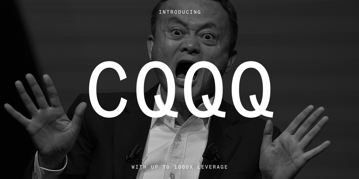 aevoxyz's tweet image. New Degen Listing: $CQQQ (Invesco China Technology ETF)

Trade it here with up to 1000x leverage:
degen.aevo.xyz/trading/cqqq