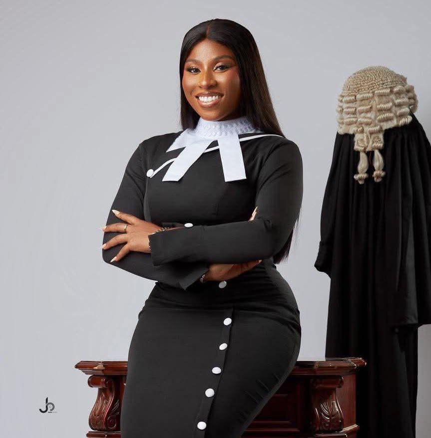 Meet Afia Owusua Banahene from KNUST Law Faculty.

She won the best student award in Criminal Procedure at the 2025 Ghana School of Law Call to the Bar.

<a href="/dennislawnews/">Dennislaw News</a> <a href="/dennislaw_ghana/">Dennislaw</a>