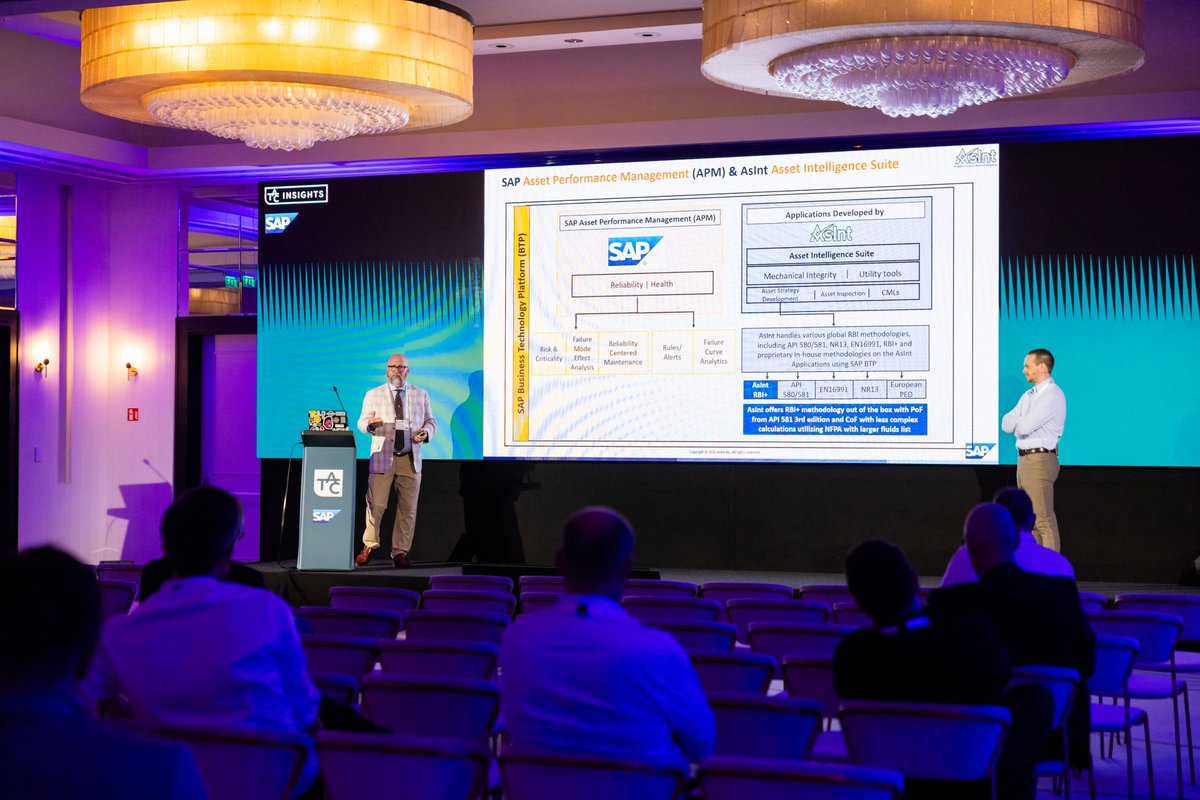 AsIntInc's tweet photo. An incredible experience at the SAP for Asset and Service Management Conference 2025 in Rome! by @tacinsights  🇮🇹

Proud to be a Diamond Sponsor—sharing insights, connecting with leaders &amp; exploring next-gen @SAP  innovations.

#SAP #AsInt #AssetManagement #TACInsights https://t.co/7CPzlUcSz8