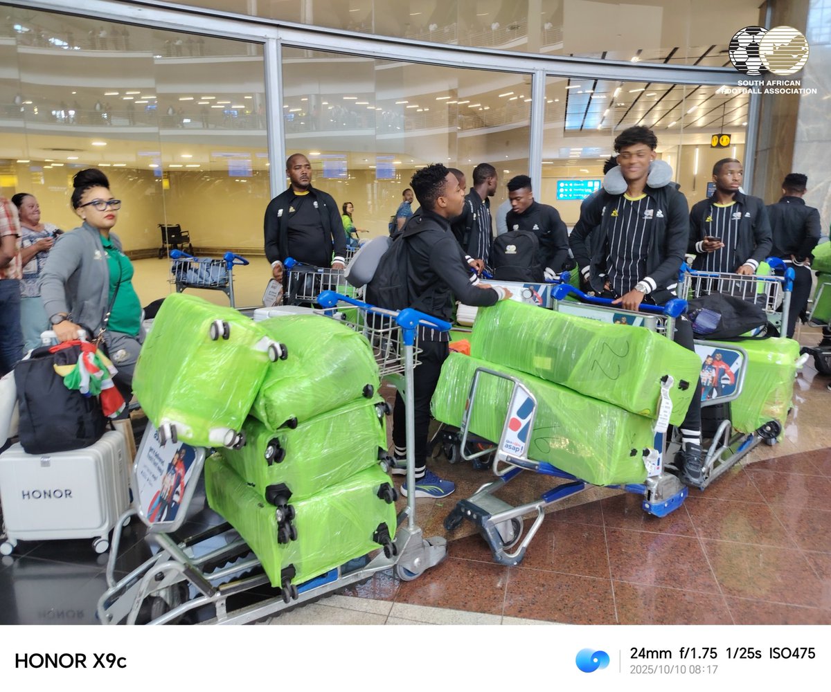 SAFA_net's tweet photo. Amajita have returned home after their FIFA Under-20 Men's World Cup adventure in Chile. https://t.co/0Rl7BgxXT0