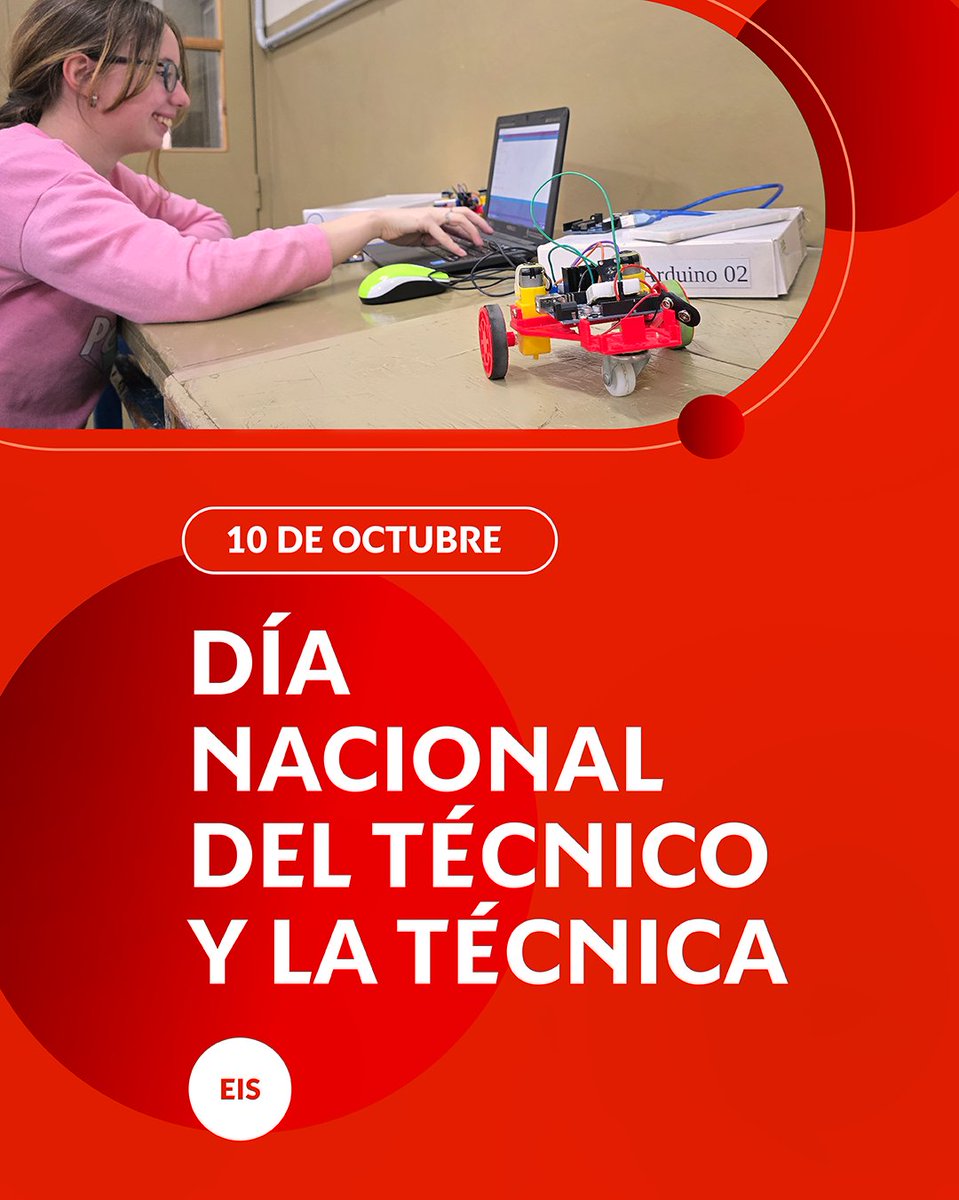 EISUNL's tweet photo. 📅 10 de octubre | Día Nacional del Técnico https://t.co/qGfKx31B5Y