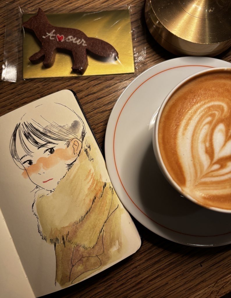#日常原画収穫祭2025
素敵なタグなので参加します🎨カフェや喫茶巡りしながらお店のイメージで絵を描いたり、家で好きな画材使って絵を描いたりしてます。インスタは平日毎日モレスキンに描いた水彩絵を更新してます