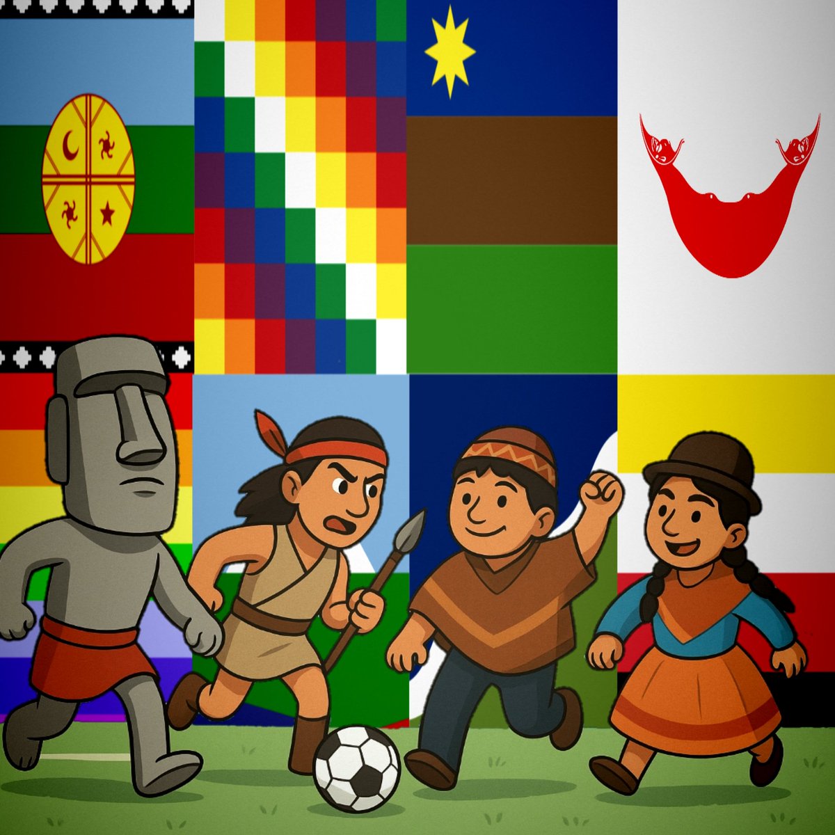ClubesDe_Chile's tweet photo. EL CAMPEONATO MÁS EXTRAÑO: CAMPEONATO NACIONAL DE PUEBLO INDÍGENAS.
#futbolchileno
#Chile
#amateur
#rapanui
#mapuches
#aymaras
#futbol https://t.co/Nm2UGcYTHG