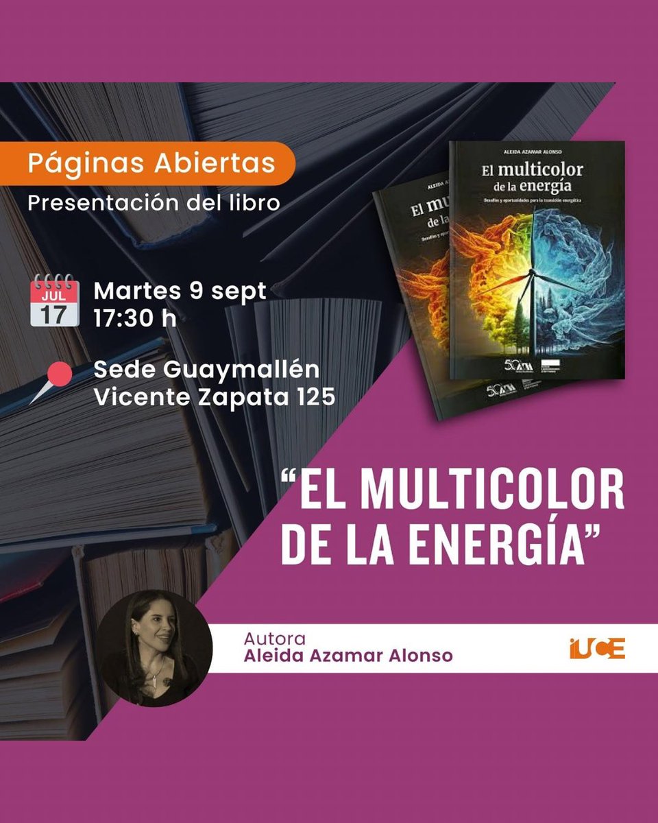 🌈📚 Agradezco mucho al #IUCE en Mendoza🇦🇷 por el apoyo y la calidez en la presentación de mi libro “El multicolor de la energía”
Fue una valiosa oportunidad para compartir reflexiones sobre los desafíos y las posibilidades de la #TransicionEnergética energética en nuestra región