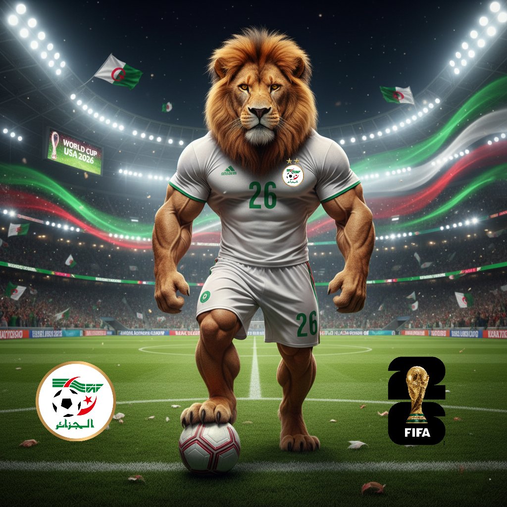 Bilelaraibia24's tweet image. 🇩🇿 Algeria have qualified for #FIFAWorldCup_26!
#WeAre26 🏆⚽
