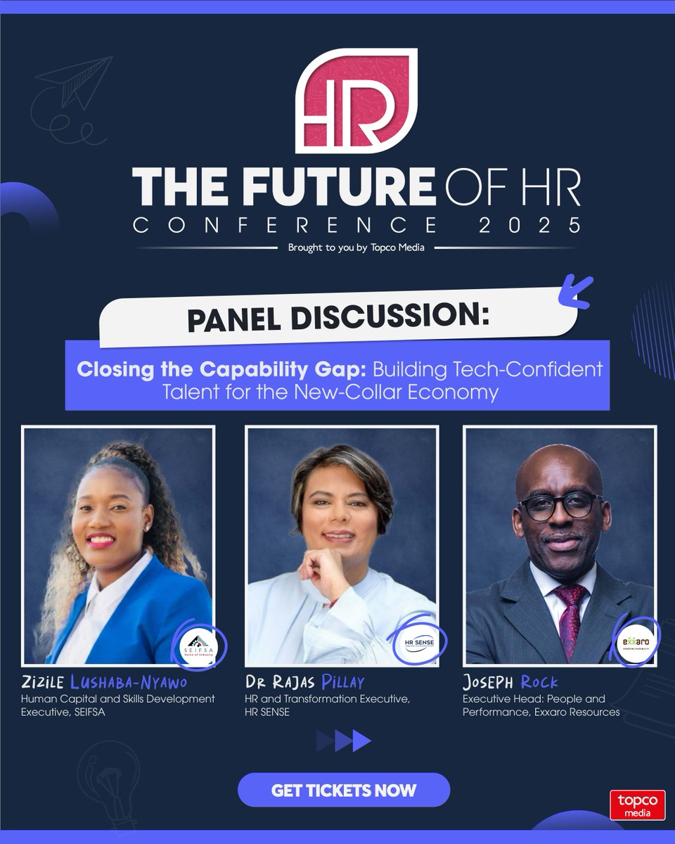 Future_of_HR's tweet image. L.O 1.8: Tech-Confidence = Strategic Advantage
AI, automation & cybersecurity are reshaping work.
Zizile, Rajas & Joseph show how #AgileLearning builds future-ready teams.
🎟️ #FutureOfHR 2025: hubs.la/Q03MWPFn0
#HRTech #SkillsDevelopment #TopHRLeaders