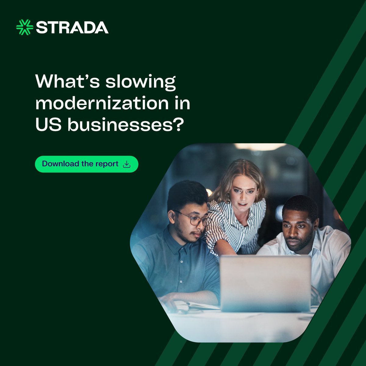 According to our latest report, 35% of US organizations continue to rely on on-premise platforms. 

Read the US edition of our latest research report, The Cost of Standing Still eu1.hubs.ly/H0nHwst0? to overcome barriers to transformation.