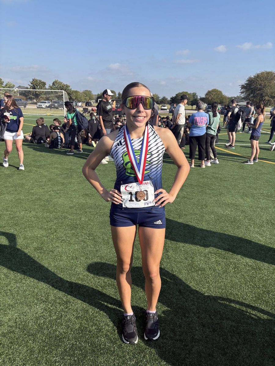 It was a great 2025 XC season! Addison Miner finished 17th over all at the 6A-4 District meet with a time 18:31.30. That puts her 5th on the all time Eaton XC list. We are so proud of her!