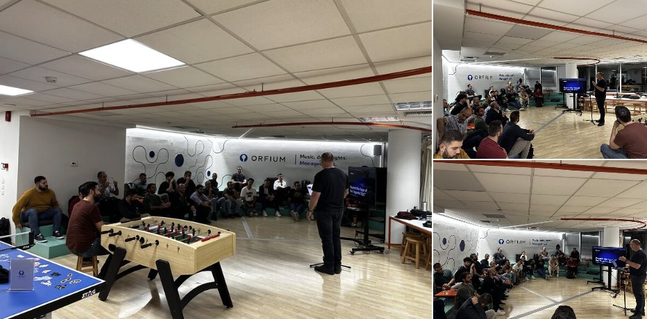 Our Athens office was buzzing again as we hosted another <a href="/awsuggr/">AWS Usergroup Greece</a> meetup - this time all about cloud security! ☁️ Big thanks to George Papakyriakopoulos (Skroutz) &amp; Michael Baker (Panther) for the great talks and insights. 

#LifeAtOrfium #AWS