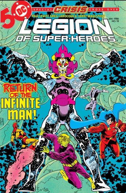Today in Crisis History: Legion of Super-Heroes #18 and Superman #415 - Official Crisis Crossover on the newsstands #themonitortapes #coie #crisisoninfiniteearths #superman #legionofsuperheroes