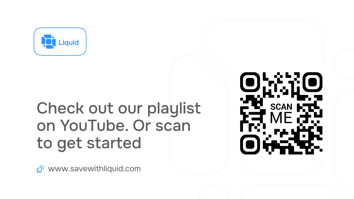 savewithliquid's tweet photo. We built Liquid to make discipline effortless.
Save, stream, or pay over time, without ever running dry.

Get started at https://t.co/2LsfGLjOJe https://t.co/5mQZQStvlD