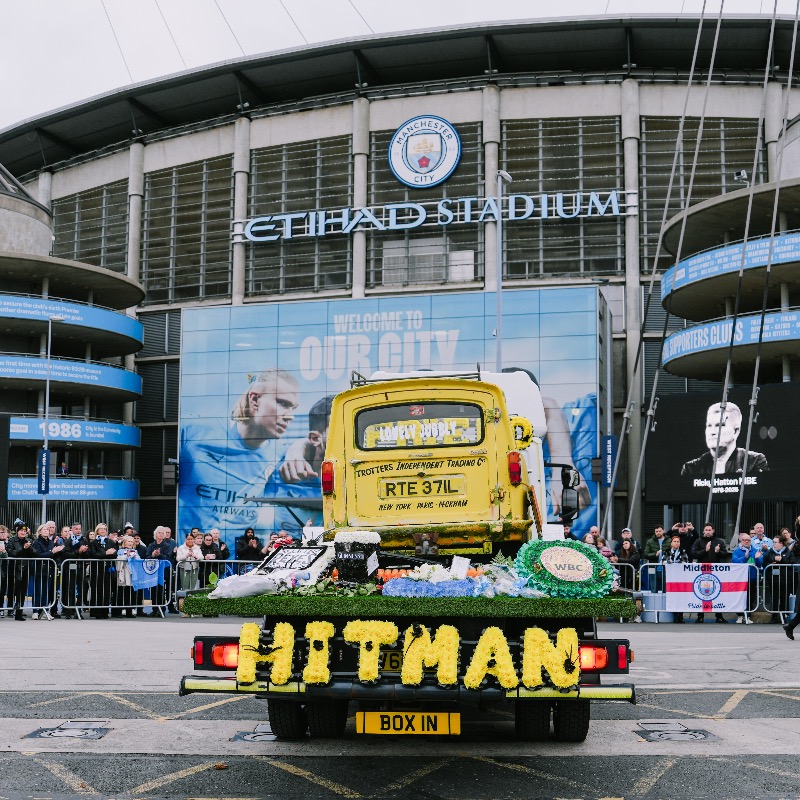 ManCity's tweet photo. Ricky Hatton: 1978-2025

Today, Manchester came together to pay their respects to The Hitman.