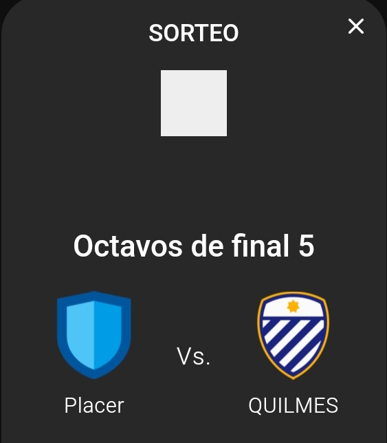QUINTO ENFRENTAMIENTO:
🏆🌟

<a href="/FcPlacer/">PlacerFC</a> vs QUILMES⚪🔵