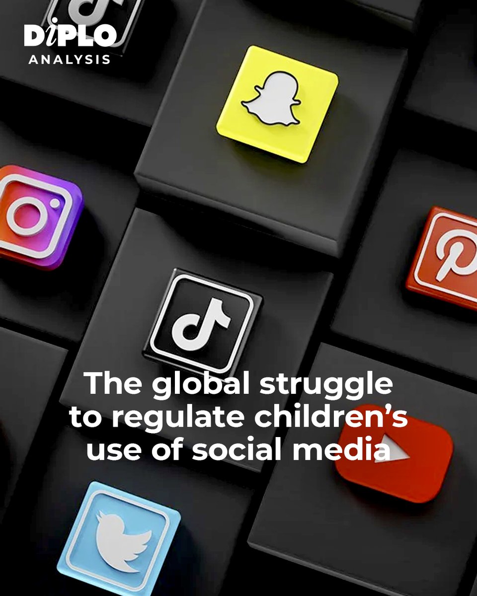 DiplomacyEdu's tweet image. Social media has become a defining part of childhood, a space for creativity, connection, and learning. Yet it’s also a source of anxiety, exposure, and risk.
Governments around the world are rethinking how young people interact with these platforms. Some are introducing age…