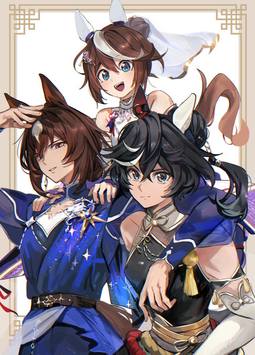 前描いた🌟🍯🅰️のお顔ちょっとだけ修正した