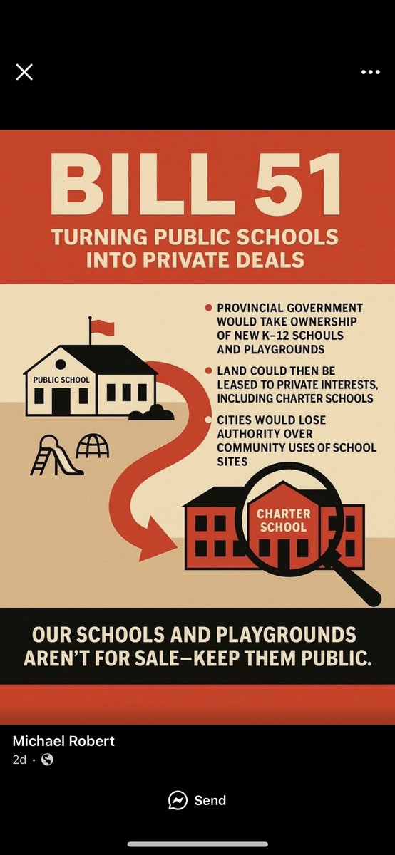 Bill 51 will limit joint use agreements impacting services like Blast child care, Cadets, Club sports, &amp; any outside use of schools. Are you ok with this Lethbridge? ⁦<a href="/neudorf_ab/">Nathan Neudorf</a>⁩ ⁦<a href="/Hyggen/">Blaine Hyggen</a> ⁦<a href="/RobMiyashiro1/">Rob Miyashiro</a>⁩