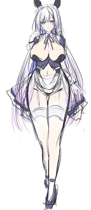 うちの癖詰めバニーメイドさん に来てほしい服やして欲しいシチュ何かありますか? 次描く参考に