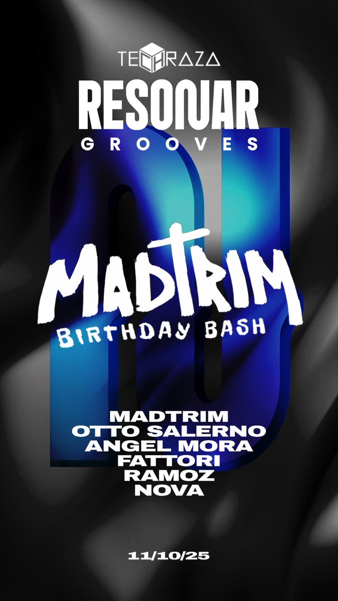 MadtrimMusic's tweet photo. caracas 
bash en la tech 
al día 11 de octubre https://t.co/OdoGgP8gwa