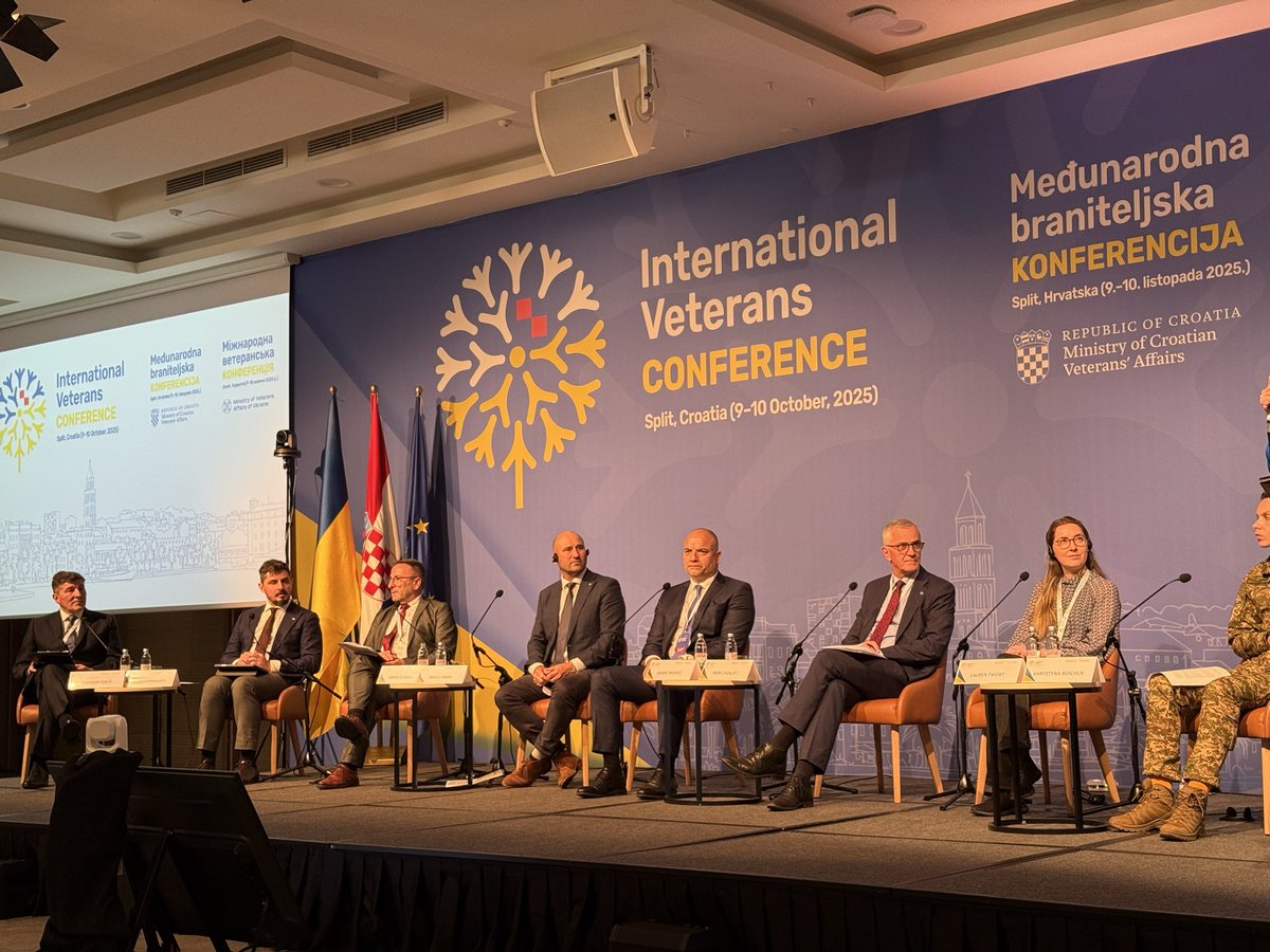 patel_javed's tweet image. International Veterans Conference in support of Ukraine opened by PM @AndrejPlenkovic in Split today; Good to hear from experts across Europe, including #Croatia and @DefenceHQ, sharing experiences of supporting veterans. UK support to #Ukraine remains steadfast 🇺🇦🇭🇷🇬🇧🪖