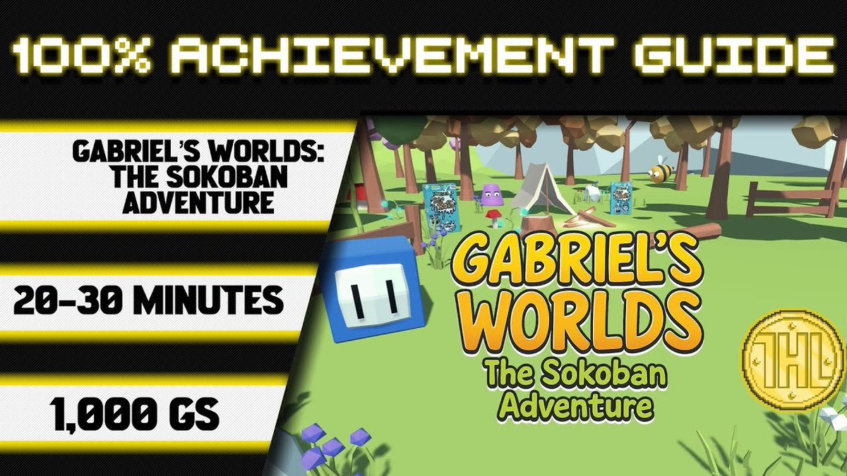 Gabriel's Worlds: The Sokoban Adventure takes Gabriel into the world of sokoban puzzle! Puzzles weren't overly difficult but they weren't crazy easy either. Guide?

youtu.be/lPdCOC8voFg

#xbox #achievement #guide