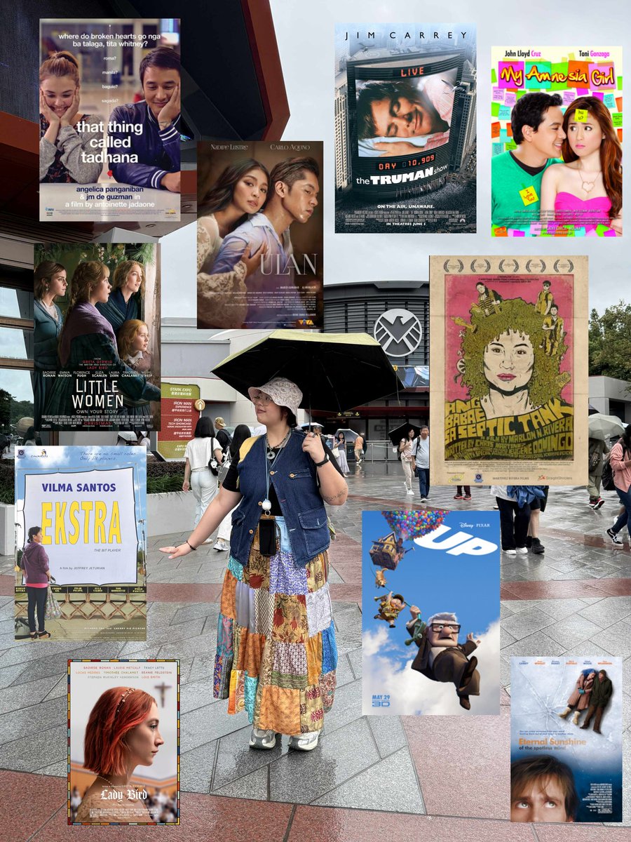 angpanikki's tweet photo. 10 films to get to know me

1. That Thing Called Tadhana
2. Lady Bird
3. Little Women 
4. Ekstra
5. My Amnesia Girl
6. Ang Babae sa Septic Tank
7. The Truman Show
8. Up
9. Ulan
10. Eternal Sunshine of the Spotless Mind

(nakikisali lang! 🙂) https://t.co/eEoB119UHJ