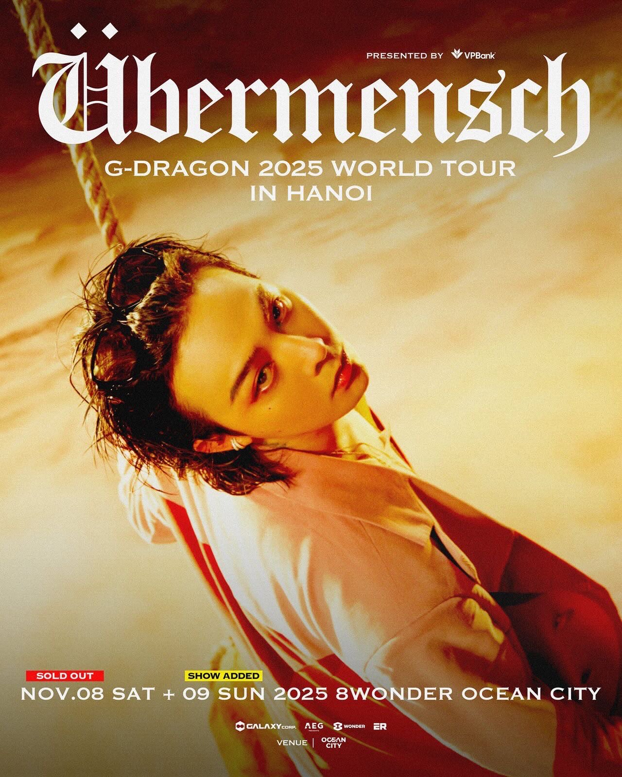 G-DRAGON 2025 WORLD TOUR ローブ グローバルアイコン G-DRAGONがワールドツアーで大阪に凱旋！10