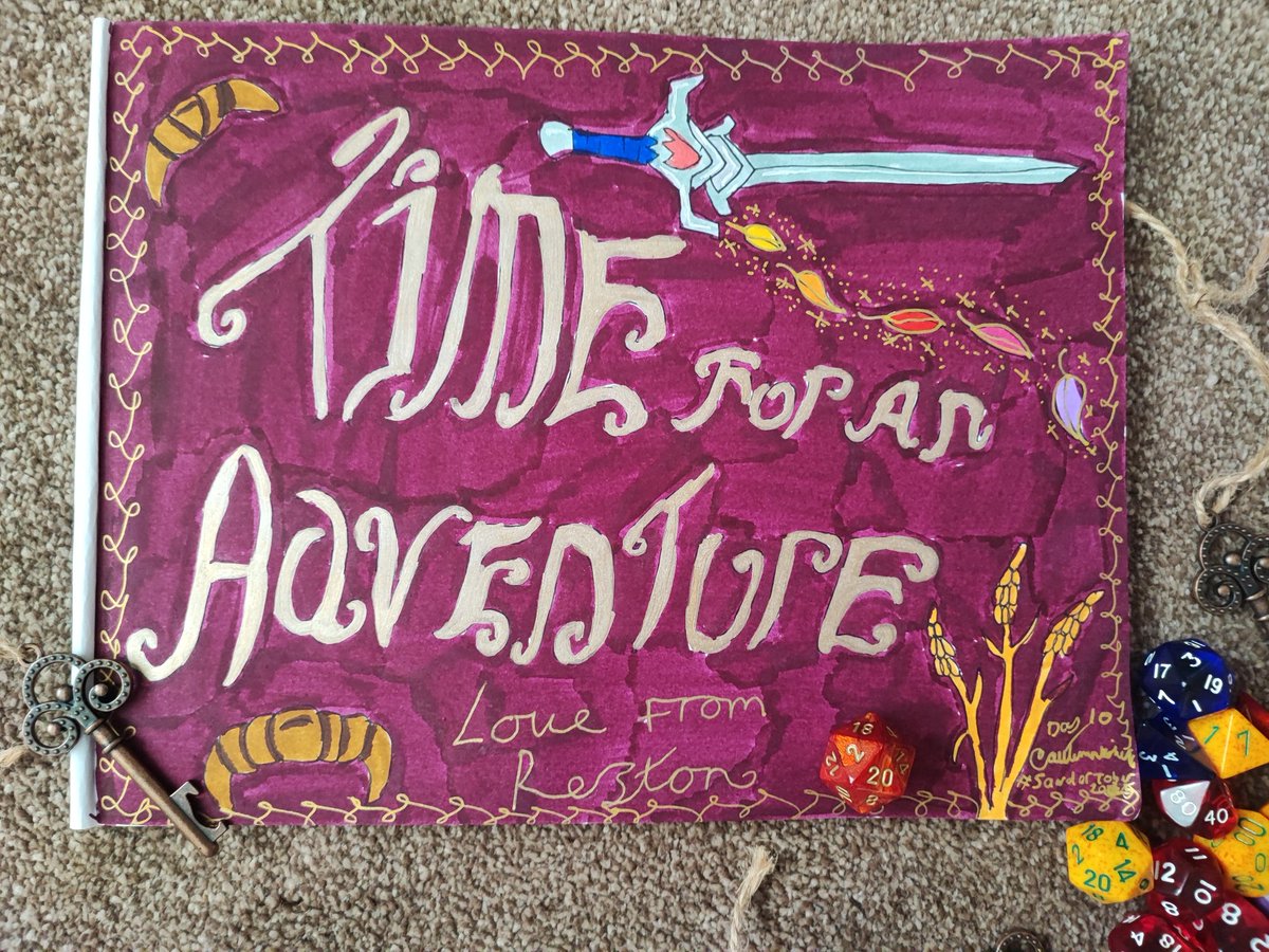 Autumnraine96's tweet image. Day 10 of #Sanderstober2025
Create a postcard for a fictional city you wish existed
 A poster from Reston 
From Roleslaying with Roman
@ThomasSanders 
#fander #fanders #thomassanders
#RoleslayingwithRoman ❤️⚔️💜