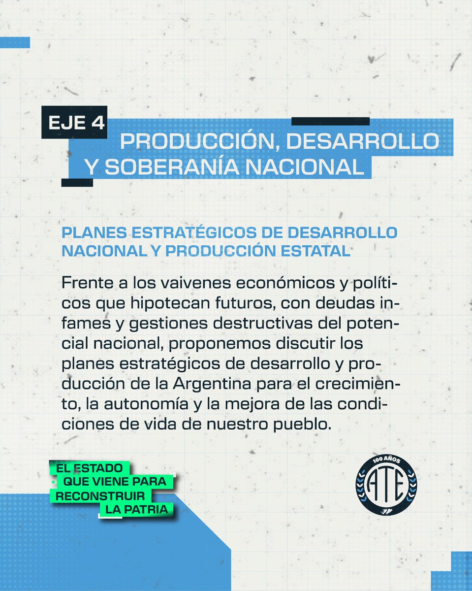 Agrupación BLANCA - ATE tweet media