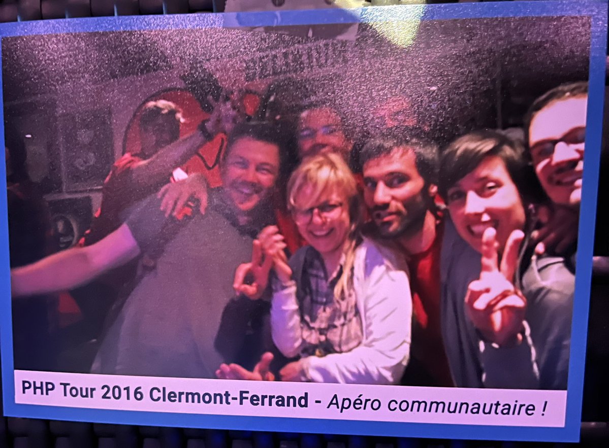 jlondiche's tweet image. [SOUVENIRS] On avait bien rigolé au PHP Tour Clermont Ferrand en 2016 ! #ForumPHP @beoneself @paxal @afup