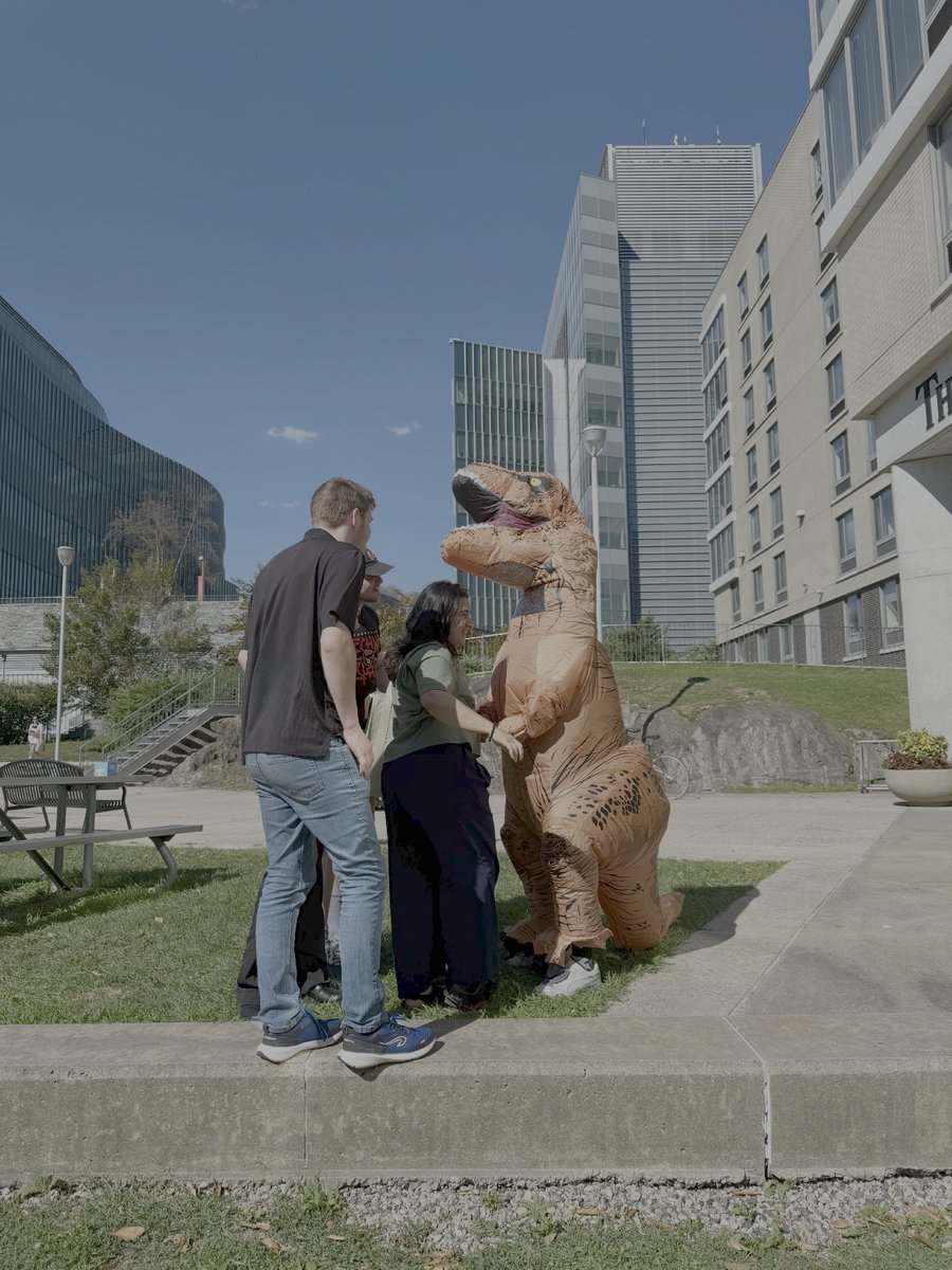 Towers’ scariest predator? Not ghosts, not ghouls… just Terry on the hunt for snacks. 🦖🍫 #SpookyTowers

#ccnytowers #ccnyreslife