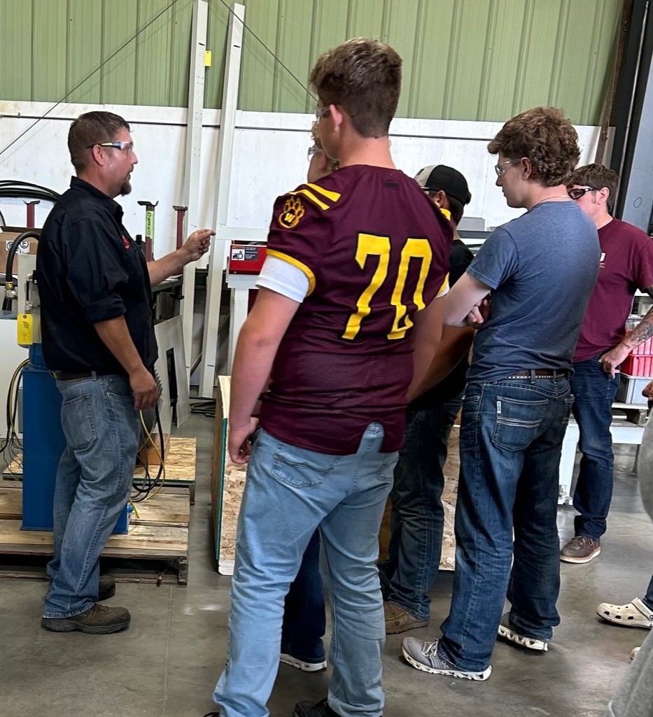 For Manufacturing Day, we welcomed students from area high schools for a behind-the-scenes look at advanced manufacturing. Students also had the opportunity talk with team members about engineering, machining, and other career paths in manufacturing.