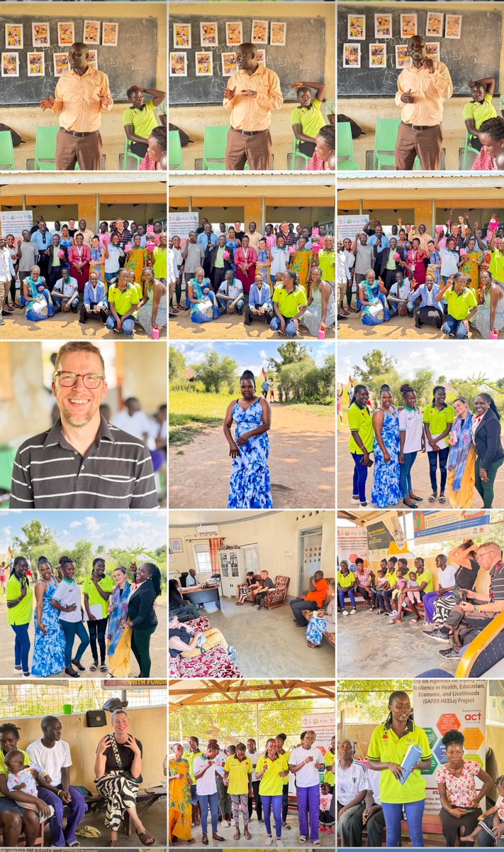 awacuganda's tweet photo. Super exciting day! We are thrilled to welcome friends and partners from Act Church of Sweden, Fredrik Jansson, and Karin Hugsén, for a partnership and monitoring visit to our SAFER HEELs project in Rhino Camp, Terego and Madi Okollo. We are  sharing our impact through communities testimonies and experiences in addressing challenges in humanitarian settings through our MHPSS, SRHR, economic empowerment, and safe spaces.

#SAFER_HEELs l

#ActSvenskakyrkan
@CivitasAfrica 

@SwedeninUG 
@Sida 
@ACTAlliance @lwfministries @LWF_Uganda