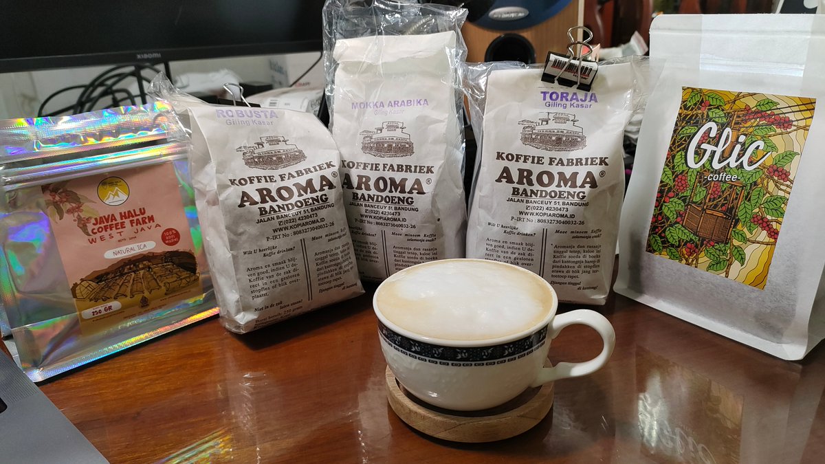 rahard's tweet image. mau kopi (AROMA) yang mana?
#kopi #coffee