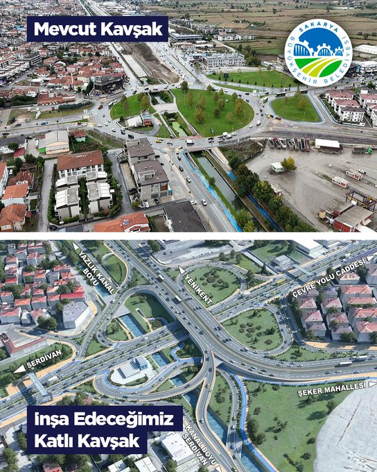 Sakarya’da Trafiği Rahatlatan Yeni Proje: Yazlık Katlı Kavşağı