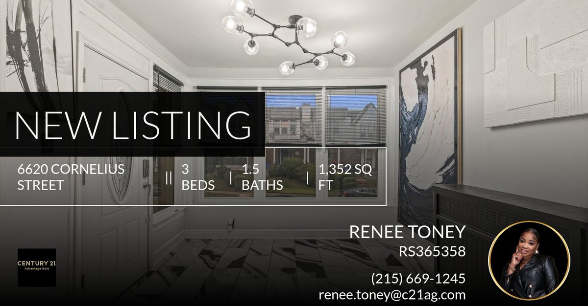 billlublin's tweet photo. 📍 New Listing 📍 Take a look at this fantastic new property that just hit the market located at 6620 Cornelius Street in Philadelphia. Reach out here or at (215) 669-1245 for more information https://t.co/d3eyWO2gCf https://t.co/hoIJX0cZ1d