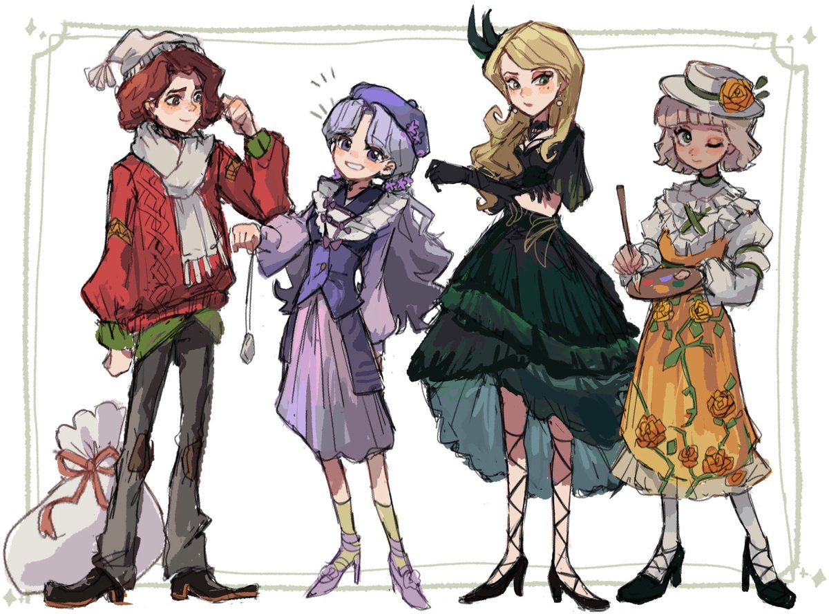 danielpagelover's tweet image. 仲間たちのスキン衣装1❗️
#hpma