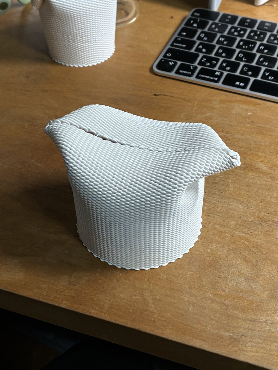 プリント後の熱変形の習作