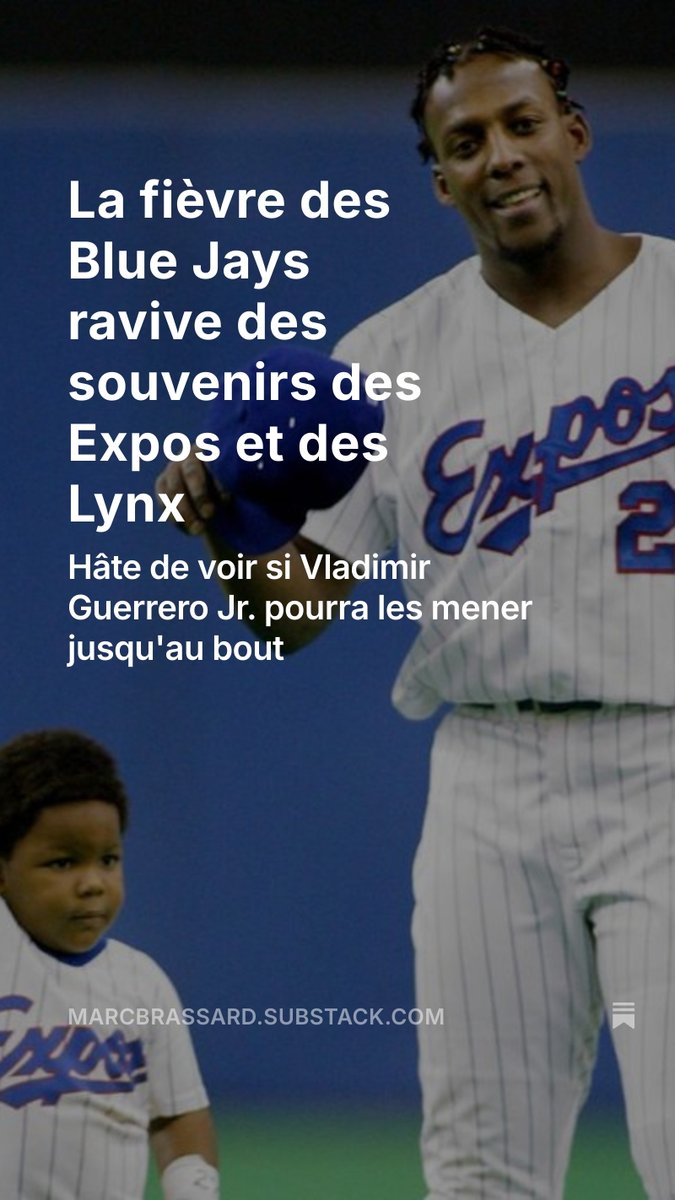 De retour sur mon 2-pad (Sub)stack pour jaser de baseball !
open.substack.com/pub/marcbrassa…