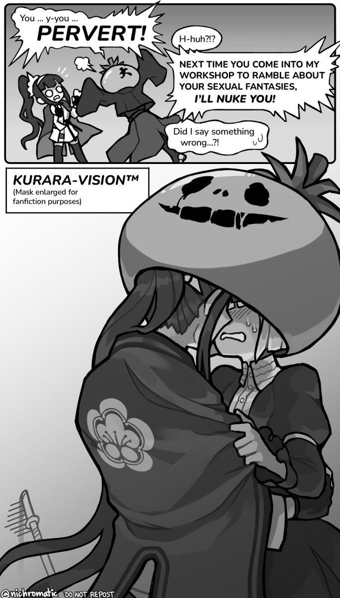 kurara's mask
#hndr_FA #hundred_line #ハンドラ美術部