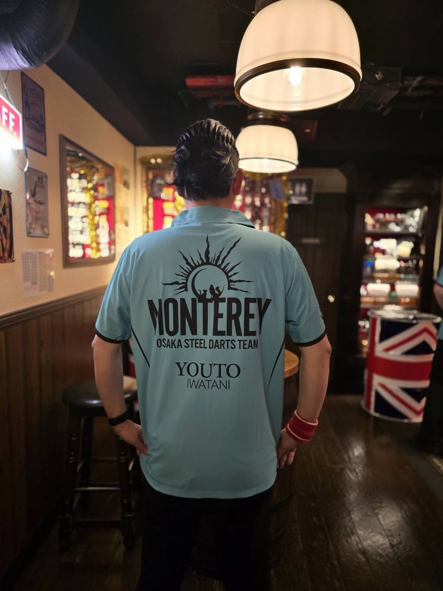 okaka_darts's tweet image. みくるさん&amp;amp;ハルさんのハードダーツ練習会から始まったODO所属ハードダーツチーム

　　⛰️Monterey⛰️

ユニフォームが完成！！！
昨日の試合から皆です使い始めています！
投げ心地もデザインも最高です😊

#LOGOLAbZiON
#SHADE